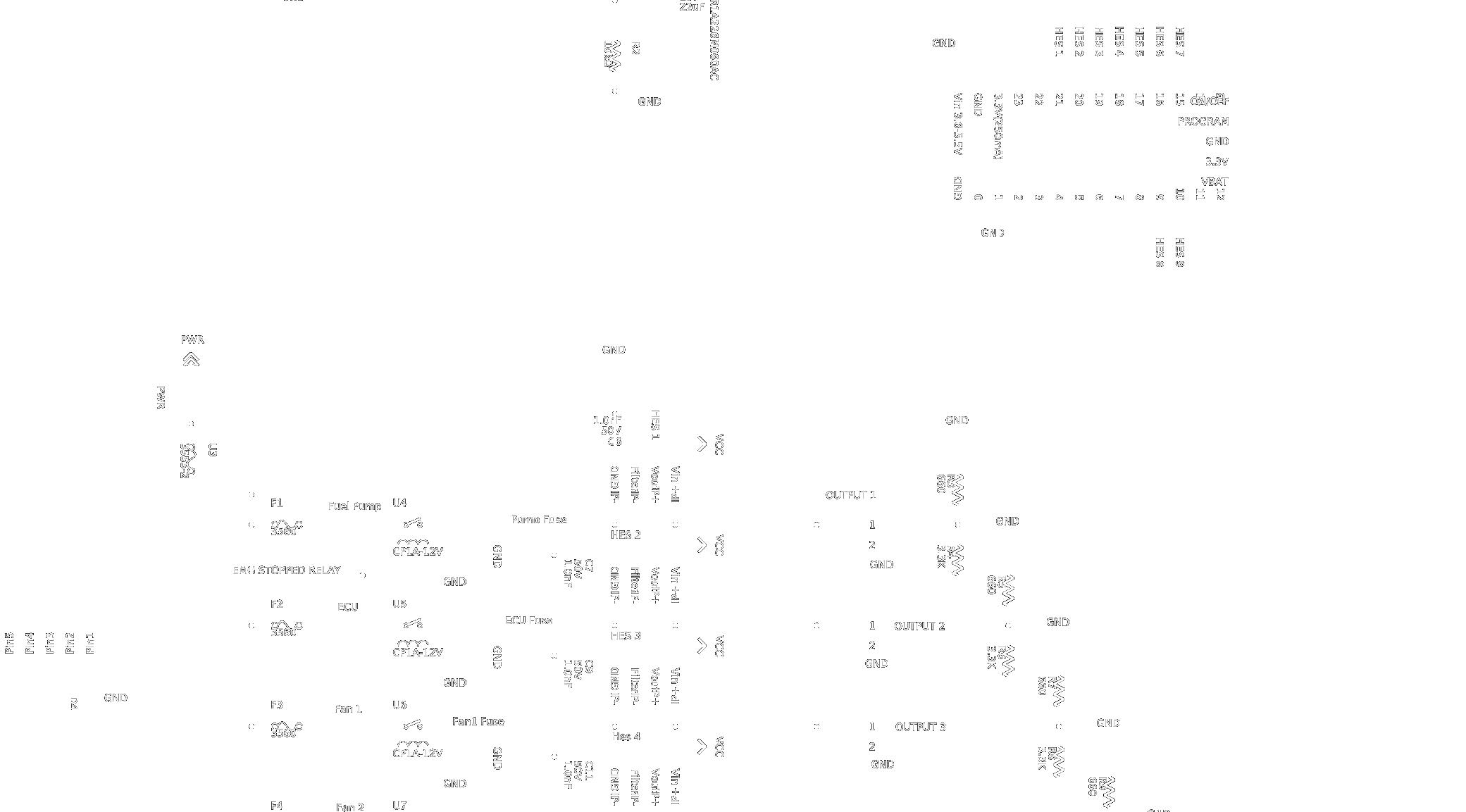 A part of the power section schematic.